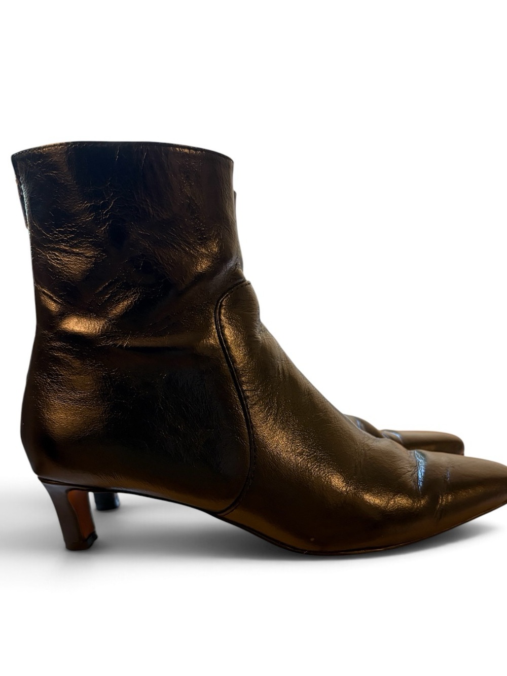 Madewell “The Dimes” Kitten Heel Ankle Boots